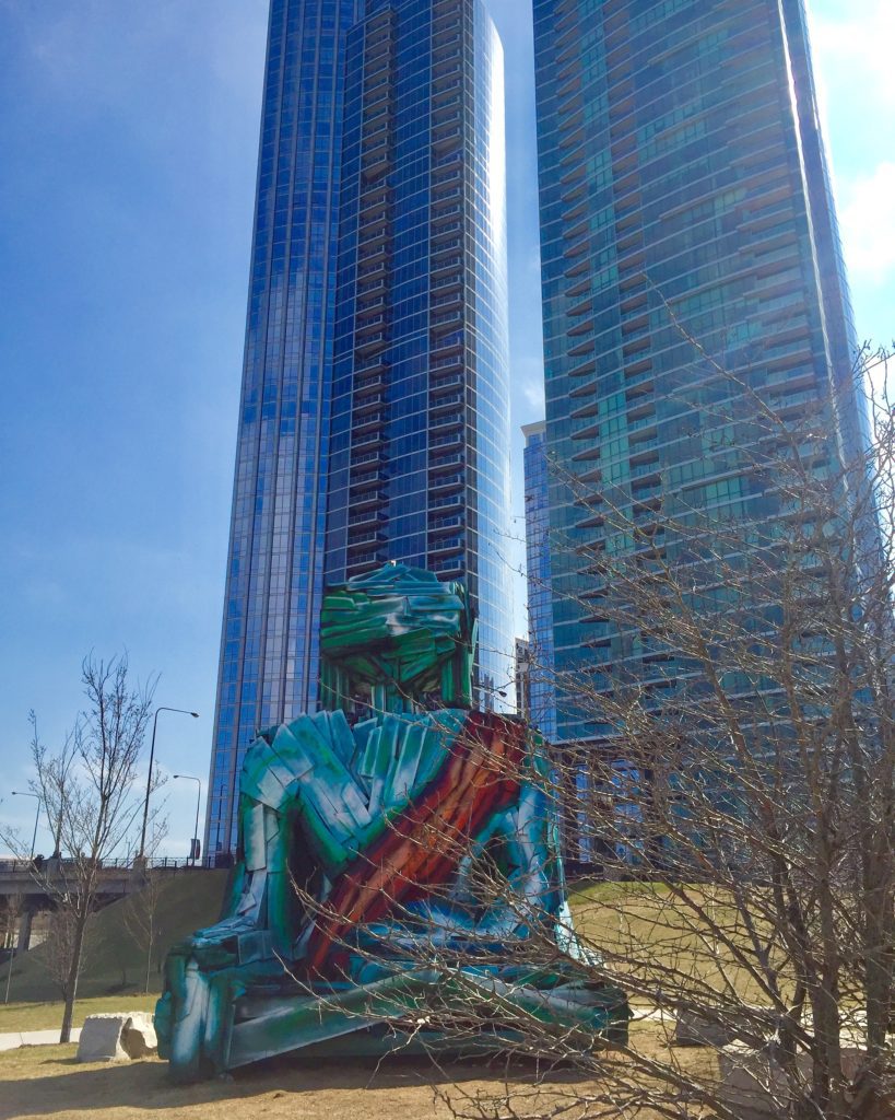 The Perfect 3-Day Itinerary in Chicago-Urban Buddha in Grant Park, Downtown Chicago