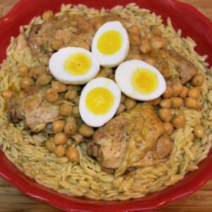 Algerian Tli Tli B'djedj - Pasta With Chicken Recipe