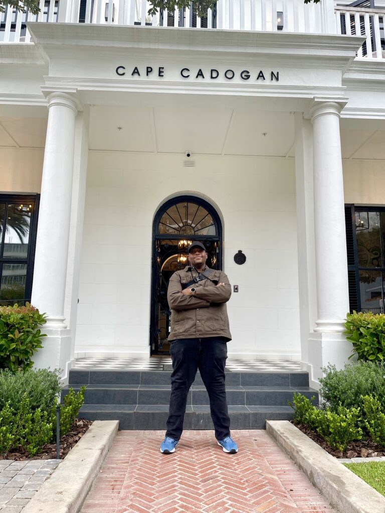 Dwayne Cadogan at the Cape Cadogan Boutique Hotel-Cape Cadogan Boutique Hotel review