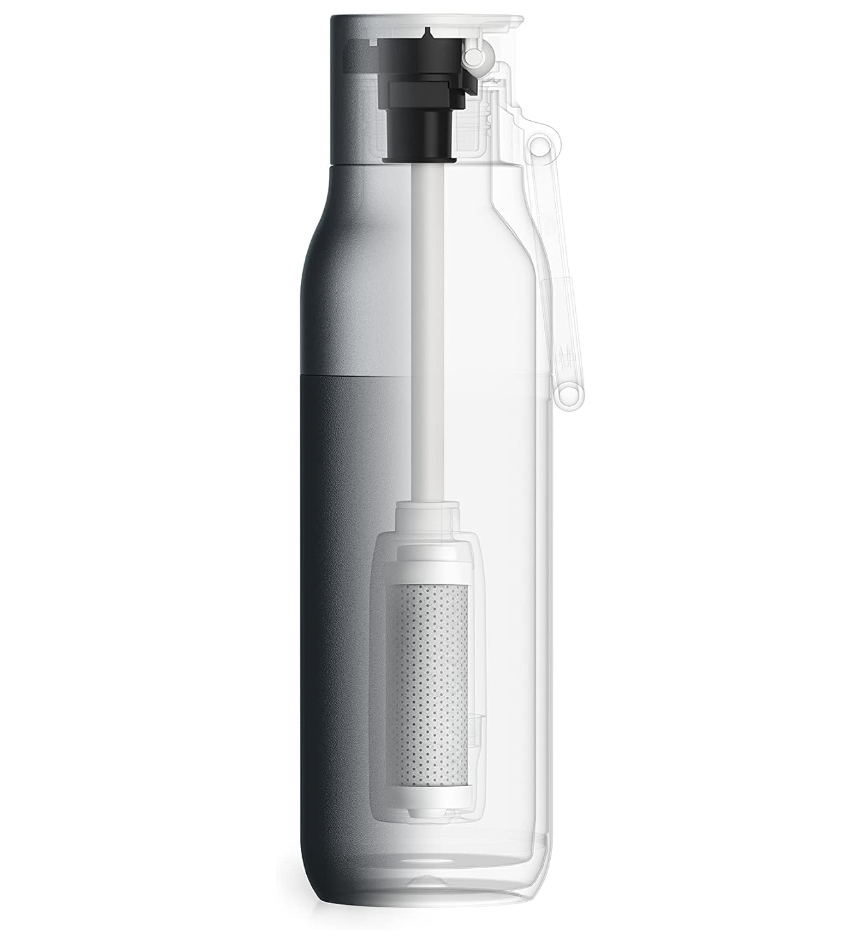 LARQ Insulated Stainless Steel Water Bottle With Filter-The Best Gifts For Travelers