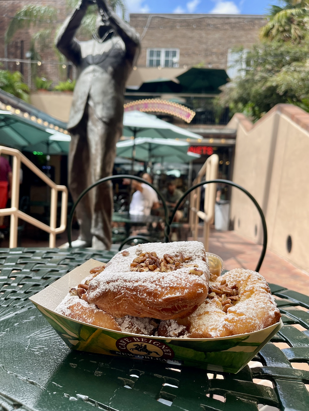 beignets at Café Beignet-things to do in New Orleans