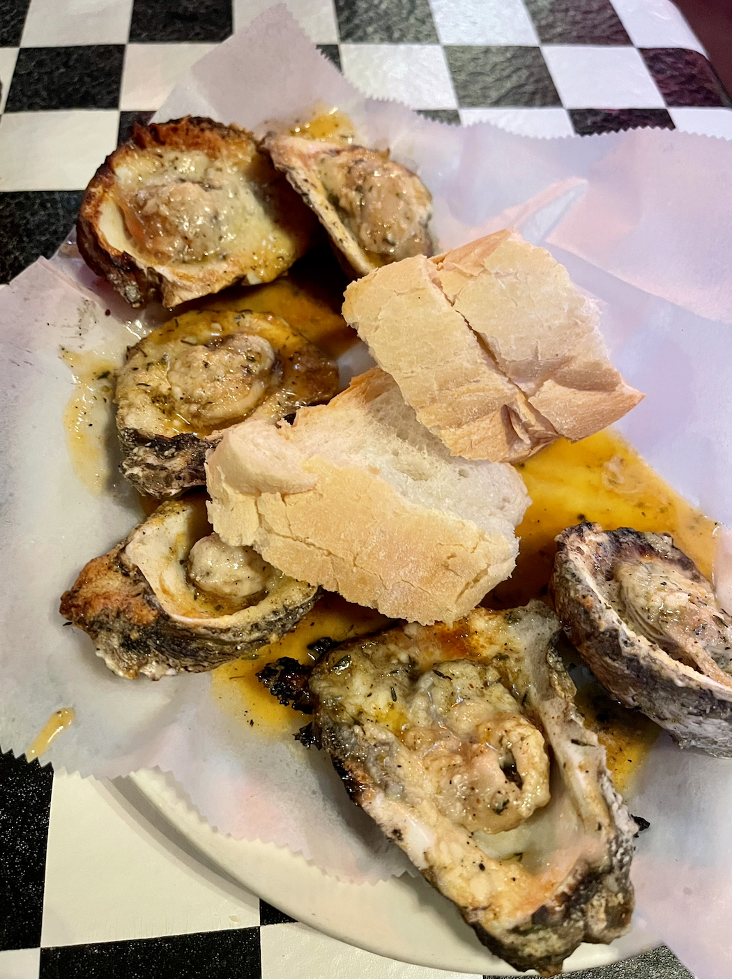 chargrilled oysters in New Orleans